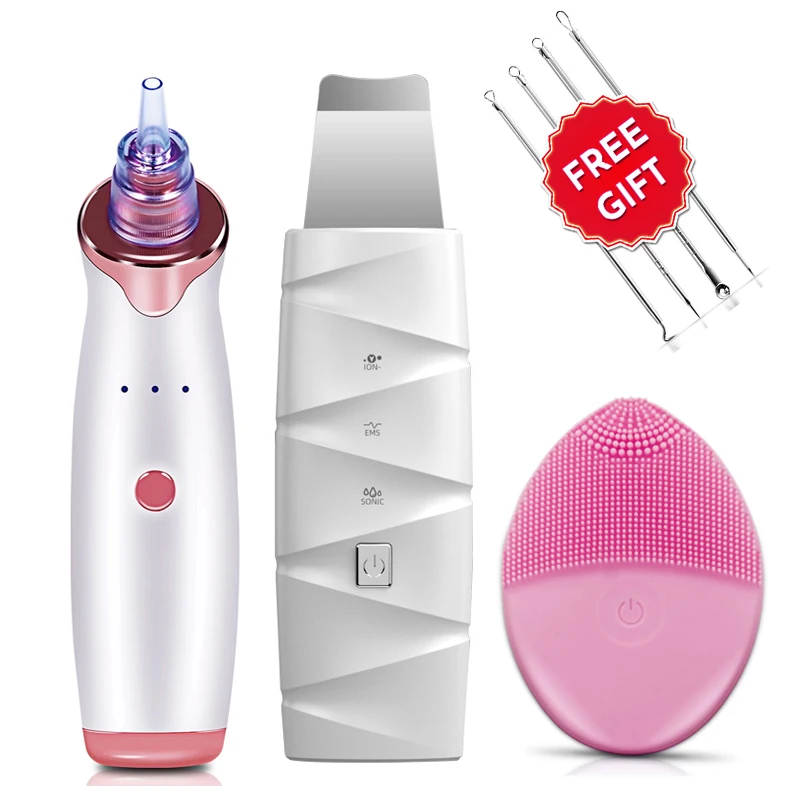 Набор для очистки лица вакуумный прибор удаления угрей ультразвуковая