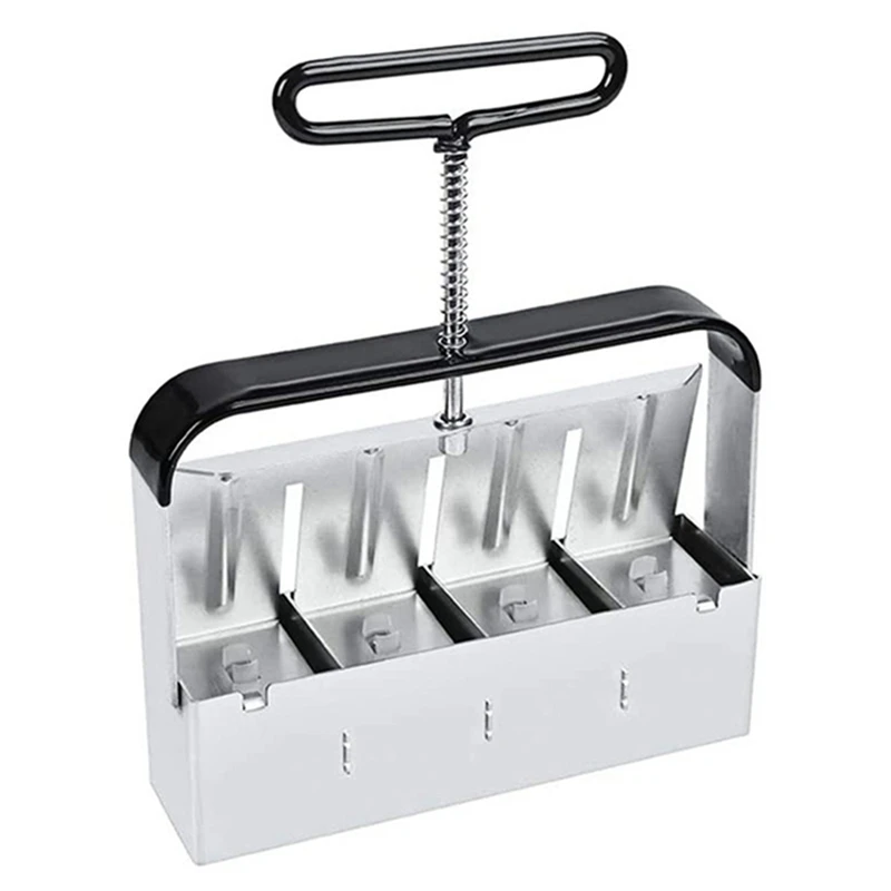 

Manual Quad Soil Blocker 2 Inch Soil Block Maker Zinc Alloy Handheld Soil Blocking Tool For Seedlings Cuttings