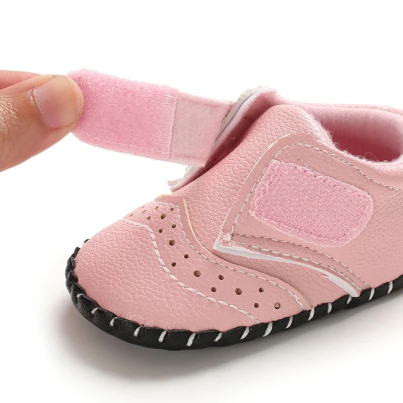 

Autumn Baby Moccasins Boys PU Leather Anti-Slip Shoes Toddler Soft Soled First Walkers Newborn Footwear Crib Shoes 0-18M