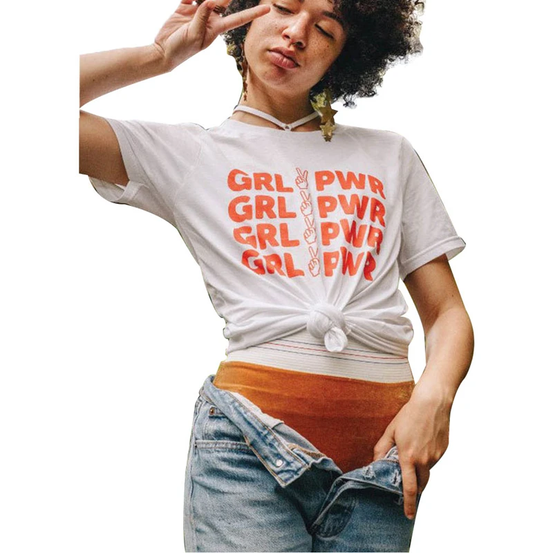 Женская Повседневная футболка с коротким рукавом и круглым вырезом модная