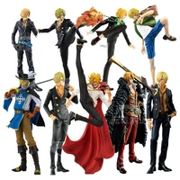 one piece anime collection of sanji characters pvc action model collection cool stunt figure toy