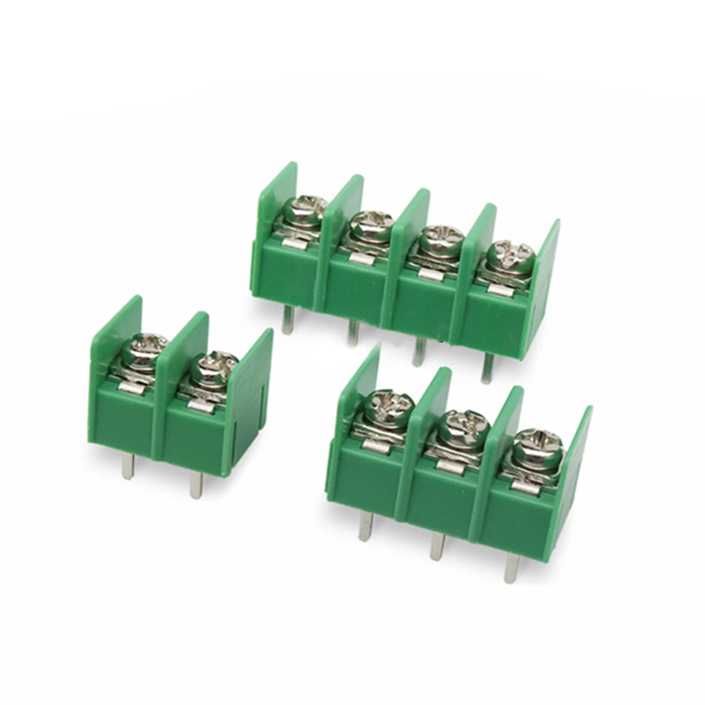 

20 шт./партия, разъем для винтового блока печатной платы, 7,62 мм