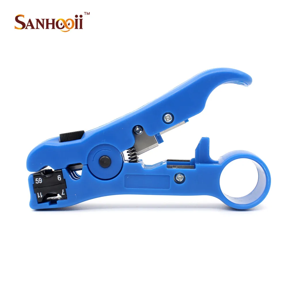 

Coaxial Round Flat 8 Knife Model Cable Stripper Wire Cutter Universal Stripping Tool For GR59/6/7/11 UTP/STP Gadgets ZM56