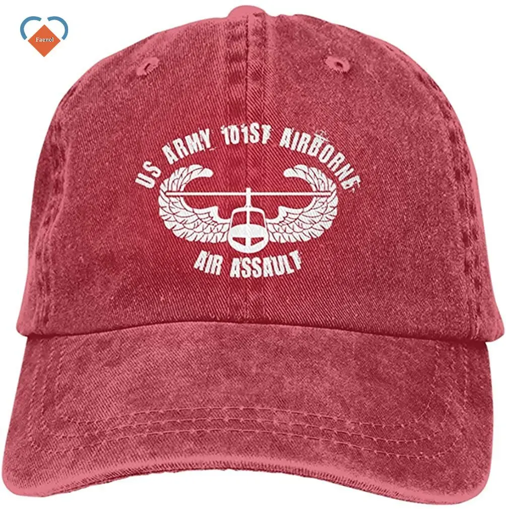 

USA Hats US Army 101st Airborne Air Assault Unisex Trucker Hats Dad Baseball Hats Driver Cap Black