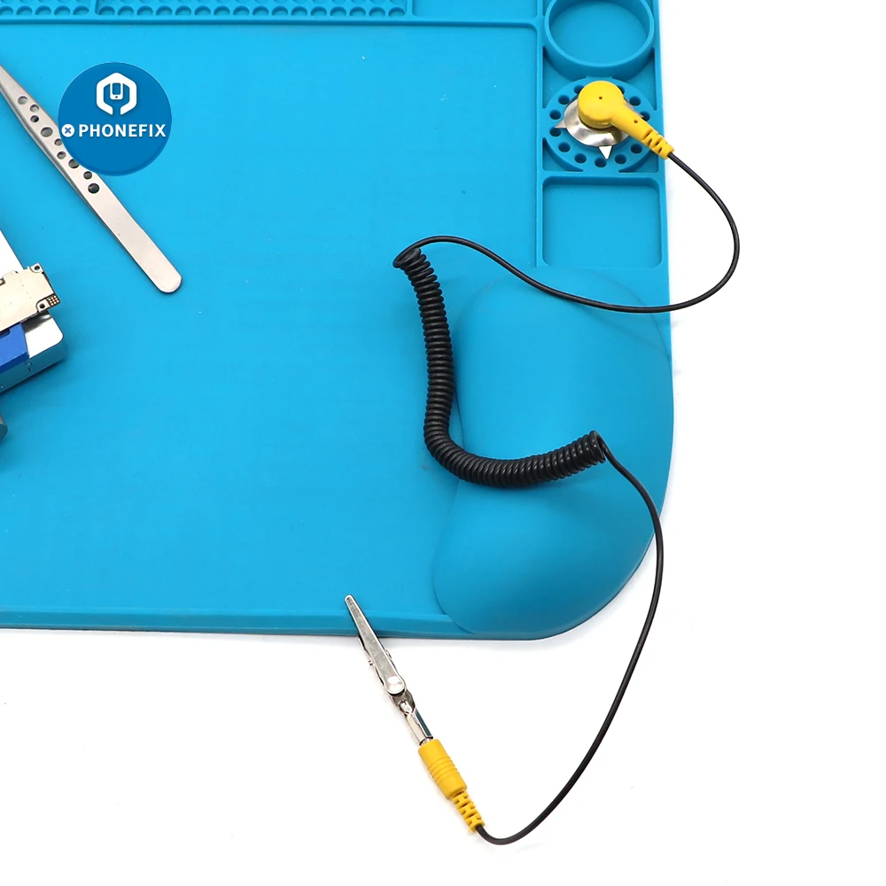 Антистатический браслет PHONEFIX для ремонта мобильных телефонов с кабелем ESD