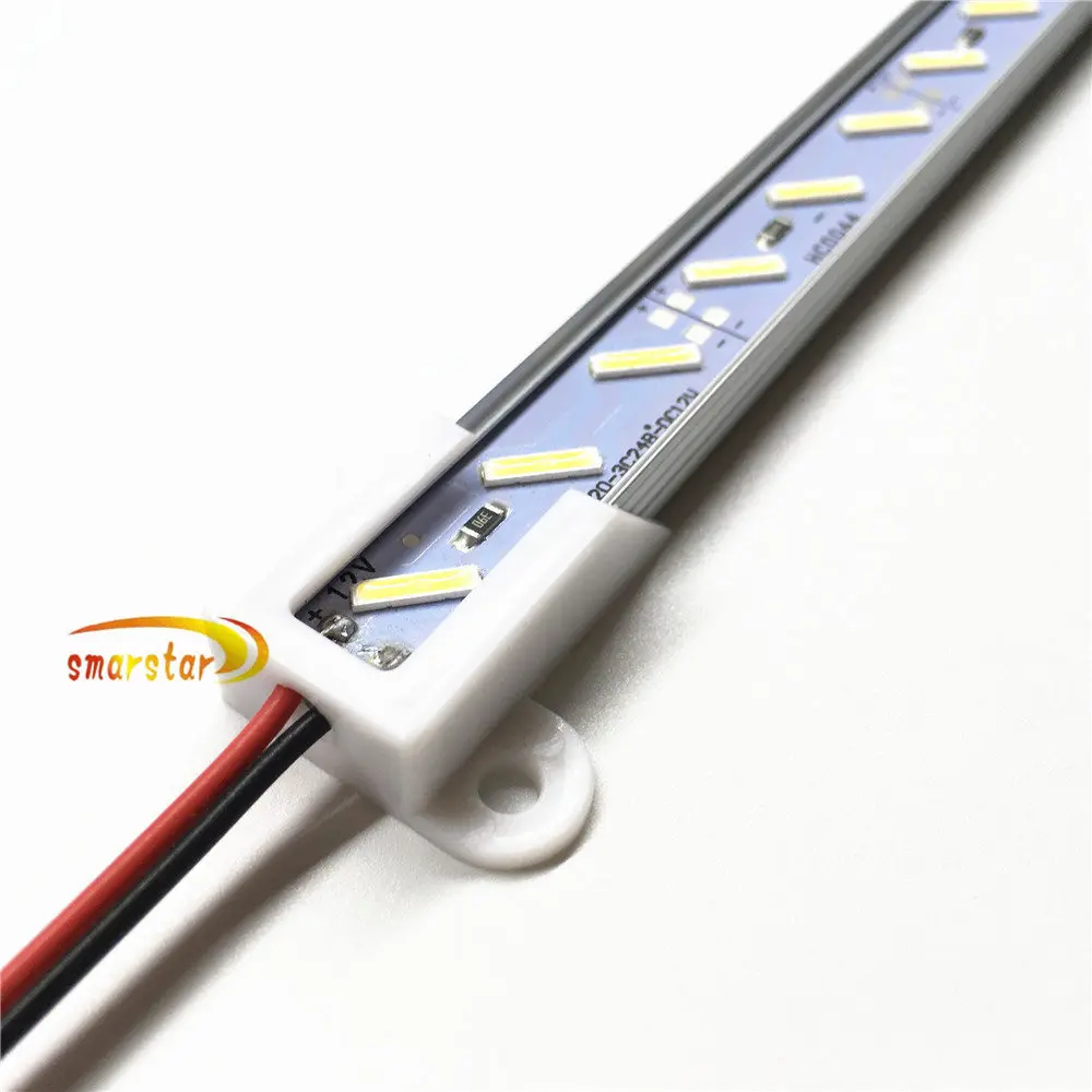 Smarstar High Brightness 0.5m 8520 Led Bar Light U V-Shaped Aluminum Groove Shell DC 12V 36led 50cm LED Strip Lighting Tube | Лампы и