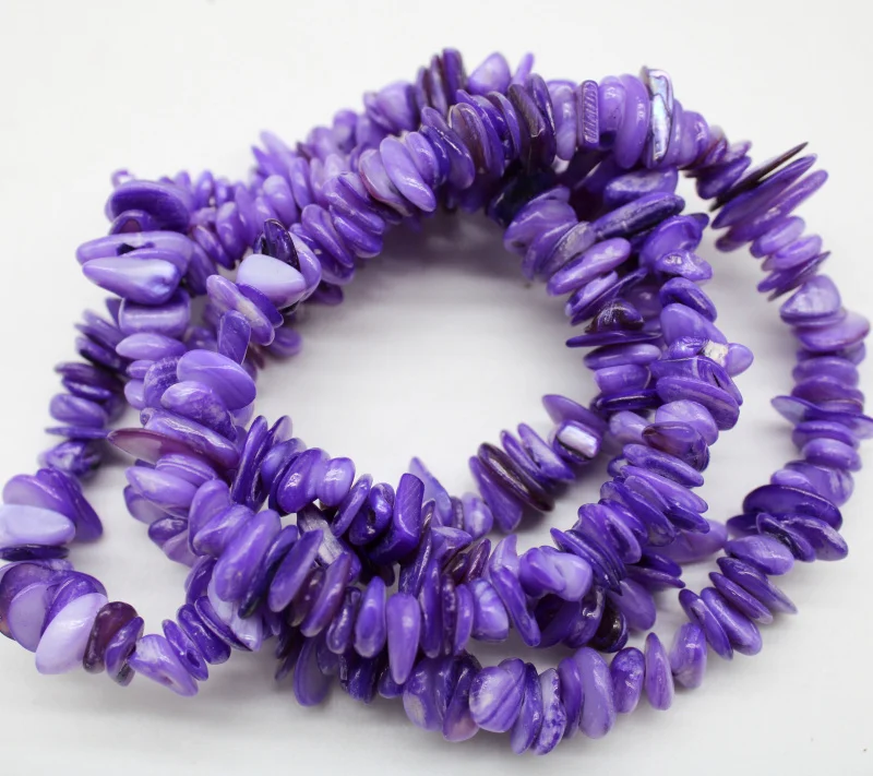 Оптовая продажа плоские бусы из ракушек для изготовления ювелирных изделий 5 8 мм