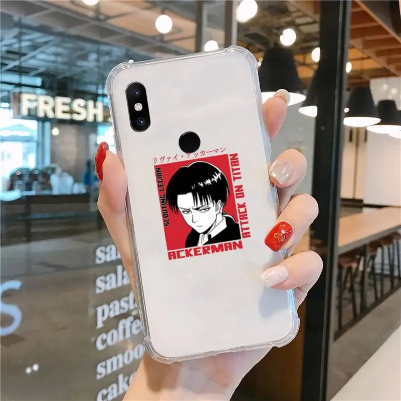 Чехол для Xiaomi redmi note 5 7 8 9 10 11 t S A lite pro с аниме атака на Титанов | Мобильные телефоны