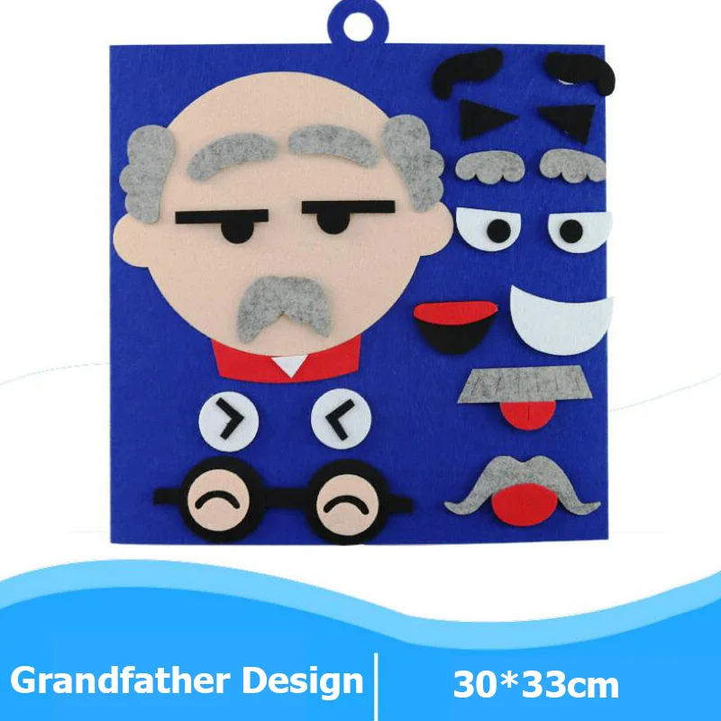 WISHMETYOU Expression войлок для детей игрушки материал ручной работы пакет нетканый