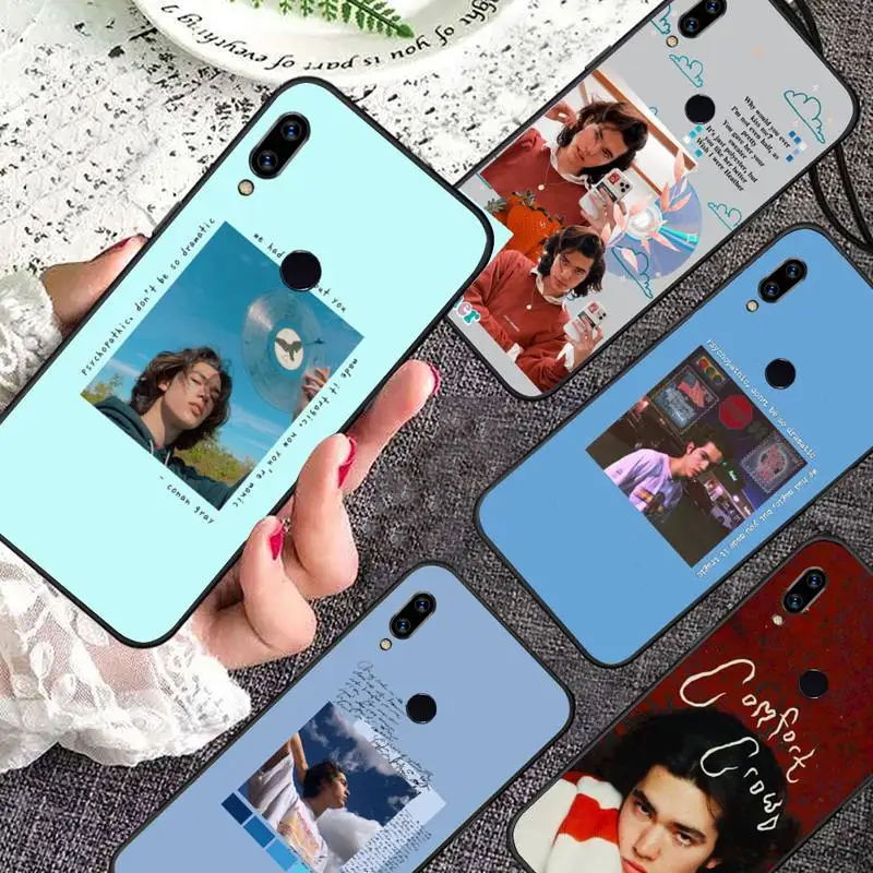 

Conan Gray American pop singer Phone Case For Xiaomi Redmi note 7 8 9 11 i t s 10 A poco f3 x3 pro lite funda shell coque cover