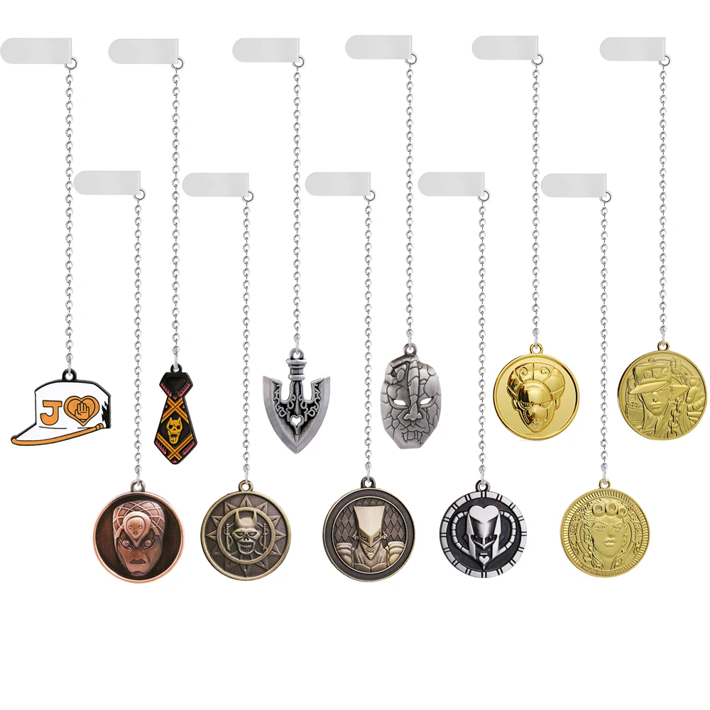 Аниме ADVENTURE Закладка для книги маска DIO Metal убийца QUEEN бисерная цепь кулон Higashikat