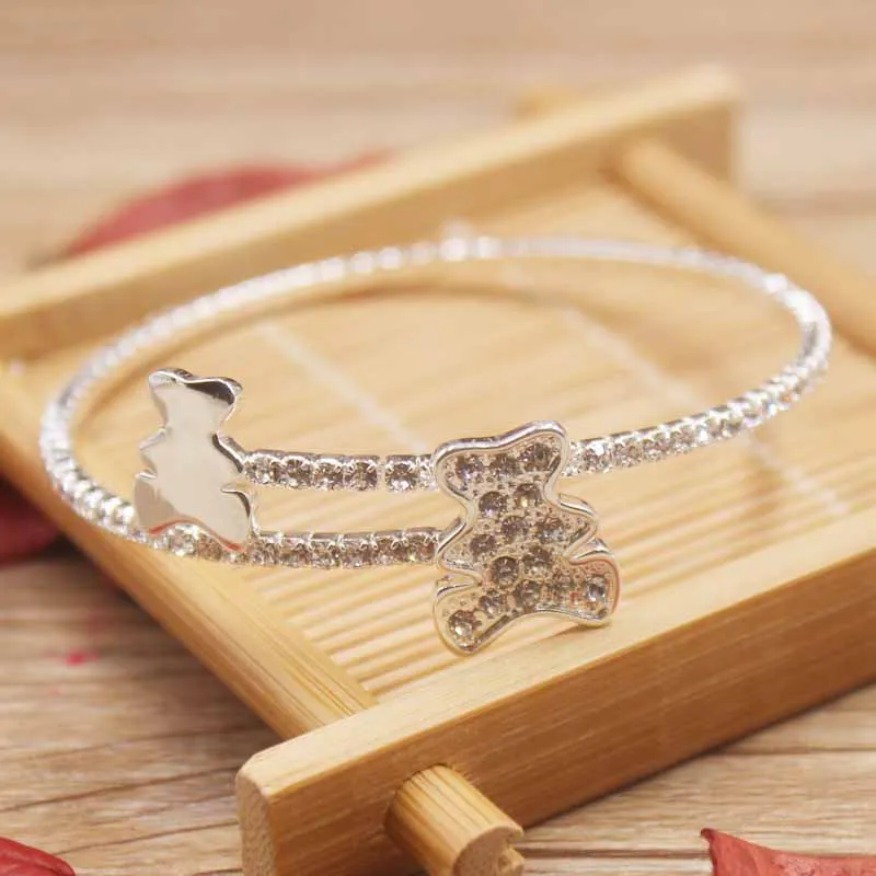 Высококачественные простые нежные браслеты золотого/розового