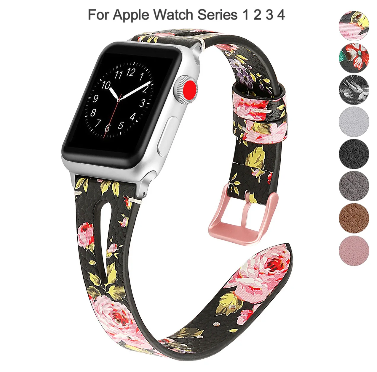 Кожаный ремешок для часов Essidi для Apple Watch Series 1 2 3 4 5 38 мм 40 мм 42 мм 44 мм Замена браслета для Iwacth 1 2 3 4 5