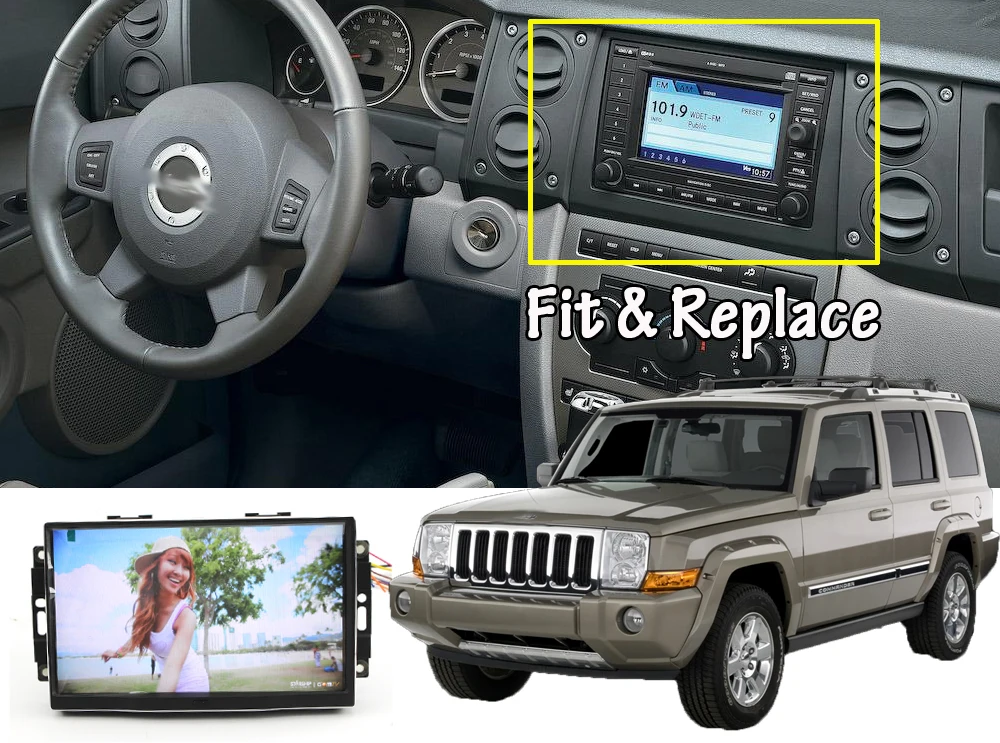 Liislee автомобиль Android 8,0 для Jeep Commander 2007~ 2008 стерео радио Carplay экран видео gps навигация Мультимедиа без DVD плеера