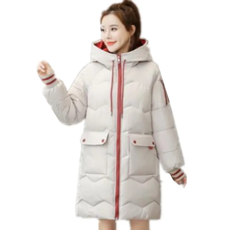 Зимняя женская куртка 2020 Новый стиль повседневное плотное теплое пальто средней