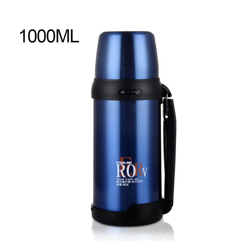 Thermos Bag 304 Нержавеющая сталь термос 1000/1500/1800 мл с вакуумной изоляцией из нержавеющей стали бутылки колба для воды для путешествий Кофе с контейнер сосуд - Цвет: Thermos Bag