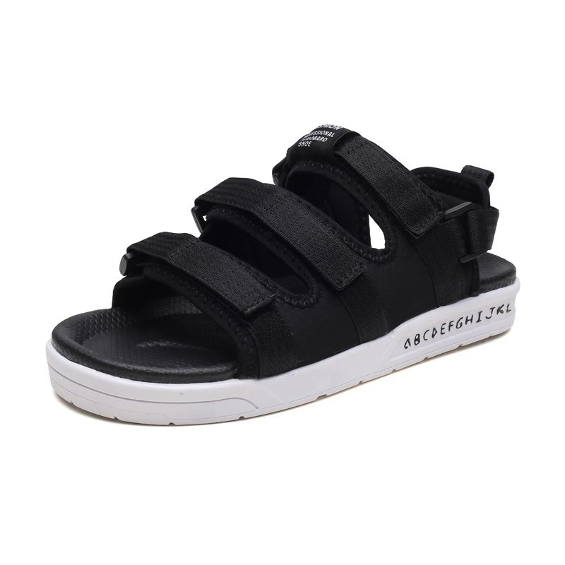 Сандалии мужские дышащие пляжные шлепанцы без застежки Повседневные тапочки