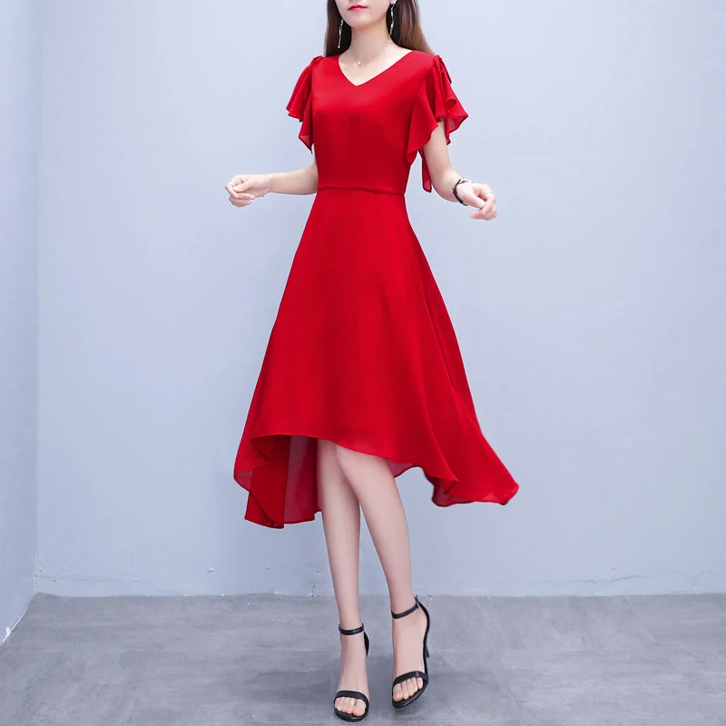 Летние шорты с рукавами типа Лотос до колена v образным вырезом и Длина а линейное