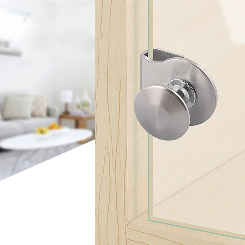 Нержавеющая сталь Стекло дверь тянет мебель ящик для шкафов зажимы тянуть ручки