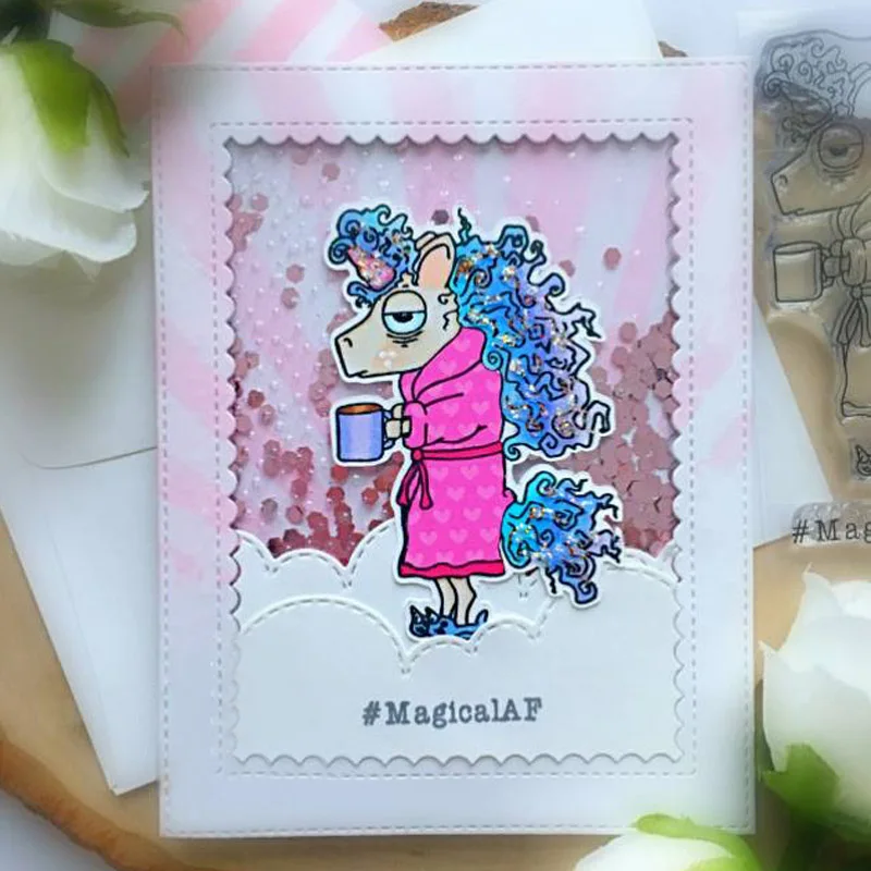 Металлический Трафаретный вырубной штамп матч прозрачный силиконовый штампы