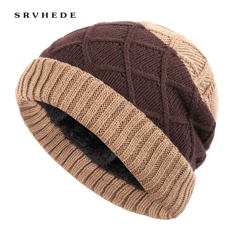 Зимние вязанные шапочки Skullies Beanies мужские зимние шапки для мужчин шапка маска