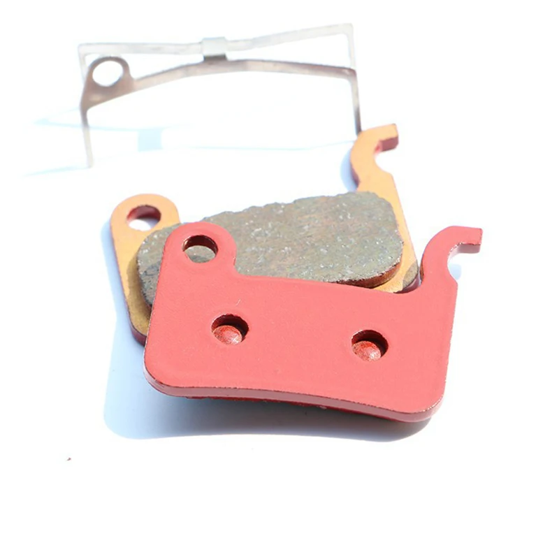 2 пары (4 шт.) красные Спеченные Дисковые Тормозные колодки MTB для велосипеда SHIMANO