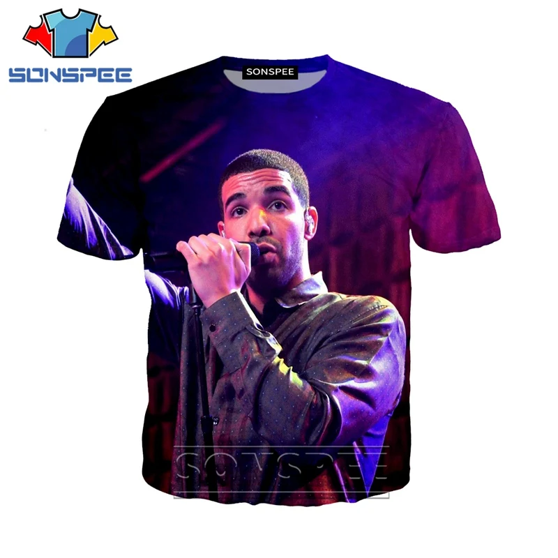 Аниме 3d печать футболка мужская хип-хоп Drake Женская модная футболка сексуальные Детские футболки с забавным принтом Забавные Рубашки homme футболка A245