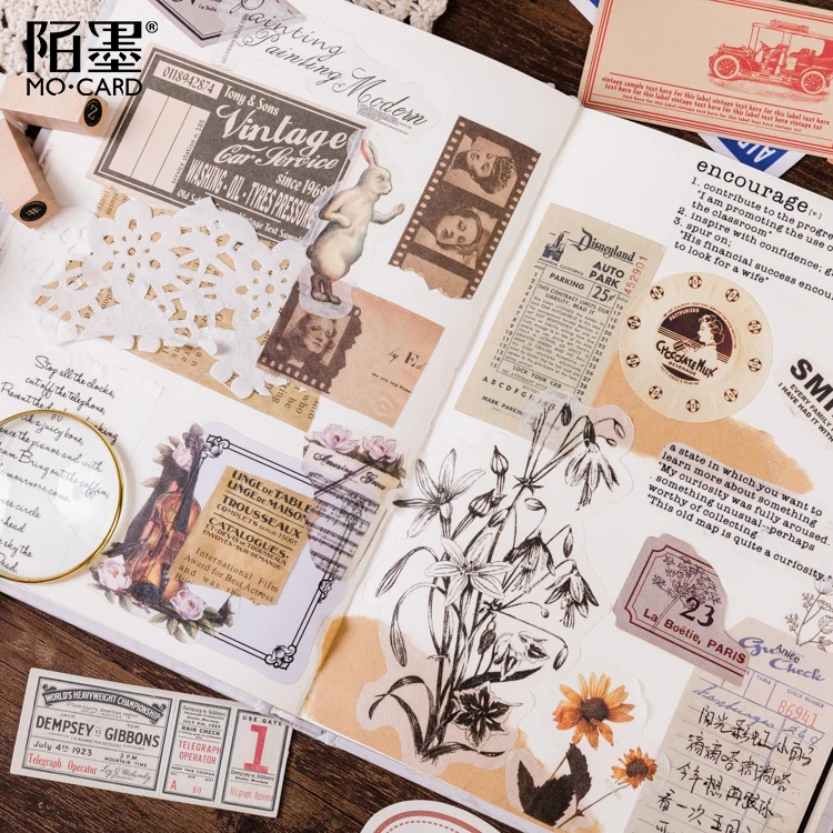 Новый Винтажный штамп Bullet Journal декоративные этикетки для скраббукинга