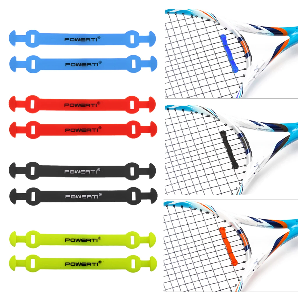 

1 Pair Tennis Vibration Dampener Shock Absorbers - Lightweight, Durable & Long Lasting - Multiple Colors