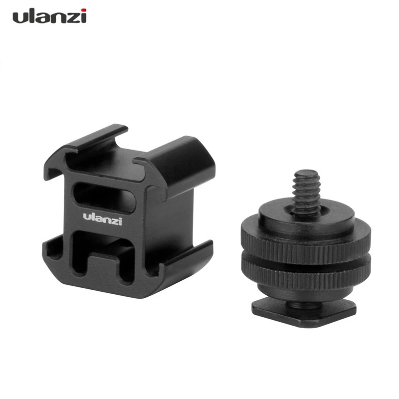Ulanzi 3 Холодный башмак накамерный адаптер Удлинительный порт для Canon Nikon Pentax DSLR для микрофона монитор СВЕТОДИОДНЫЙ светильник для видеокамеры