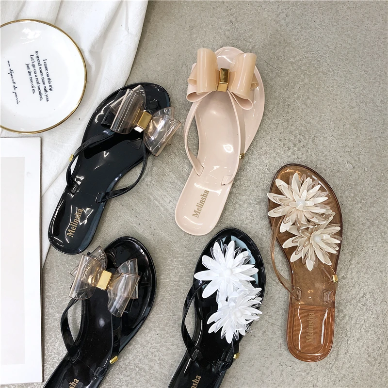 Летние модные шикарные женские пляжные шлепанцы с открытым носком и цветным