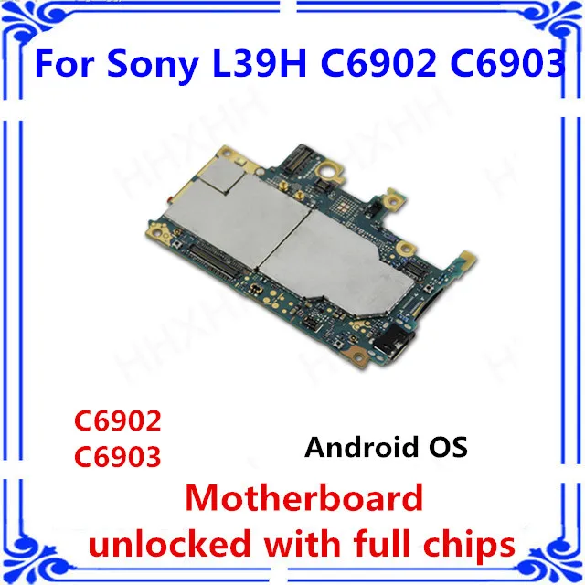 Разблокированная материнская плата для Sony Xperia Z1 L39H C6903 C6902 полностью