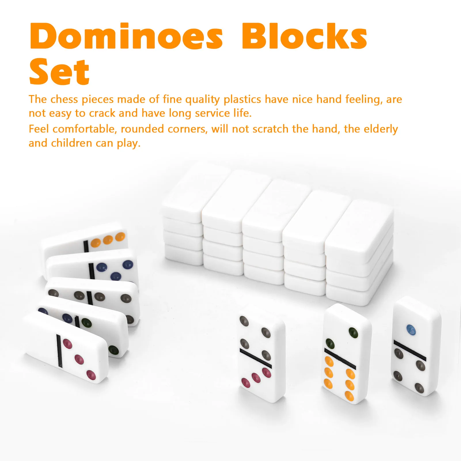 Набор блоков домино забавные досуг спорт хорошо для пожилых настольная игра