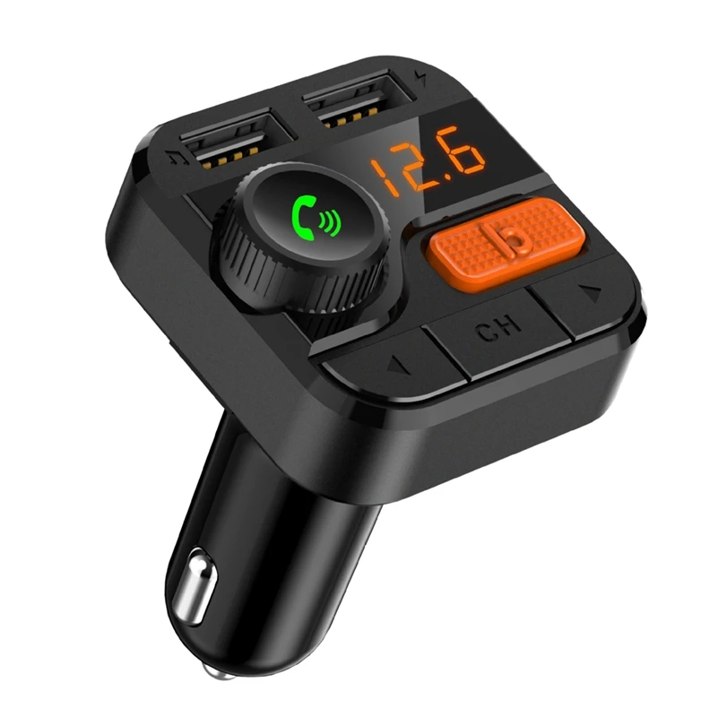 Автомобильный Bluetooth 5 0 беспроводной fm-передатчик воспроизведение голосовой