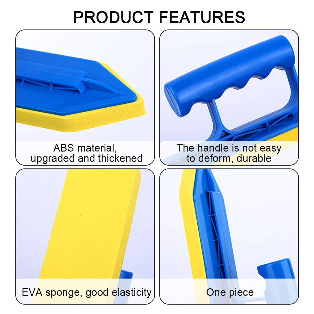 Toilet Plasterer Handheld Interior Renovation Caulking Scraper Floor Bricklayer Durable Ceramic Tile Practical Jointing Sponge |