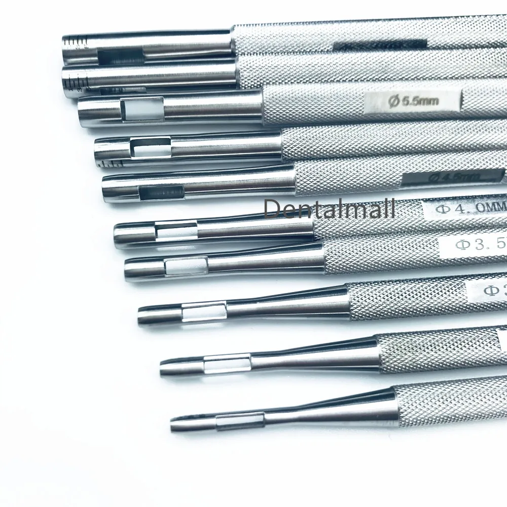 Дермальный дырокол для биопсии инструмент пирсинга кожи тела из нержавеющей