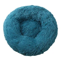 super soft round dog bed cat house washable with plush velvet mat waterproof and moisture proof design at the bottom suitable