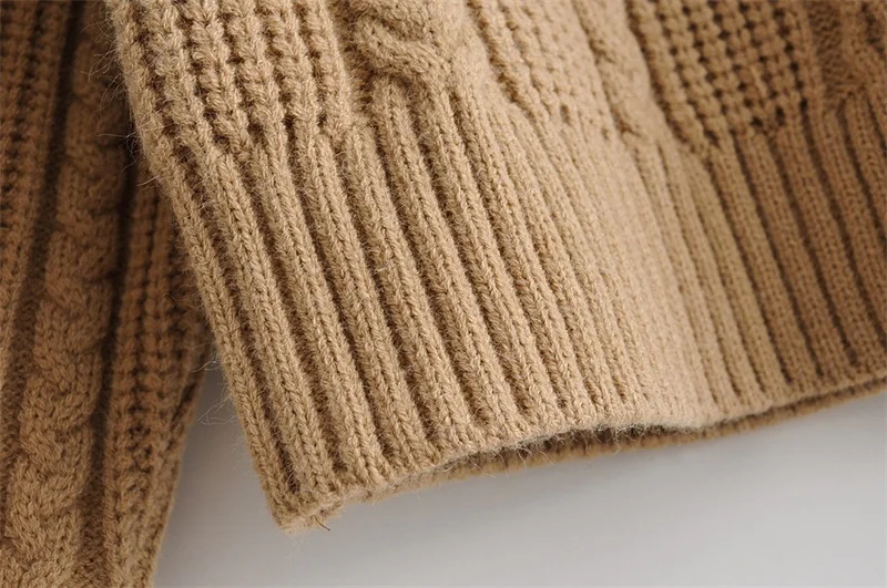 H. SA корейский модный женский свитер и пуловеры Oneck Ruffles Pull Jumpers хаки зимний теплый женский свитер-пуловер свитер оверсайз