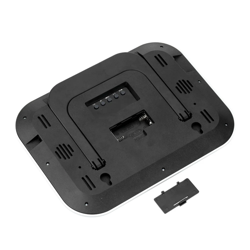 

Multifunctional Indoor Hygrometer Thermometer Meter Digital Humidity Temperature Meter Monitor Alarm Clock Calendar for Home