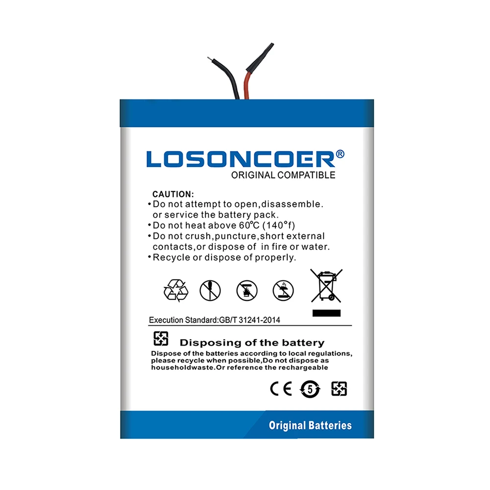 LOSONCOER 3300 мАч G Аккумулятор для UMI UmiG UMIDIGI Smart мобильный телефон + номер