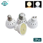 2 шт. светодиодный Светодиодные лампы E27 E14 MR16 GU10 220 в 110 В 48 60 80 светодиосветодиодный