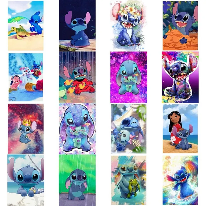 

YNX 5D DIY Diamond Painting Cartoon Spirit Animal Cross - stitch Full Square Diamonds Bedroom Living Room Mural Decoration Gift