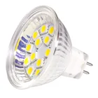 15Led MR16 5050 5060 SMD led точечный светильник лампа с регулируемой яркостью (12V 24V галогенные лампы заменить равна 35 Вт пейзаж Lamp10pcsлот