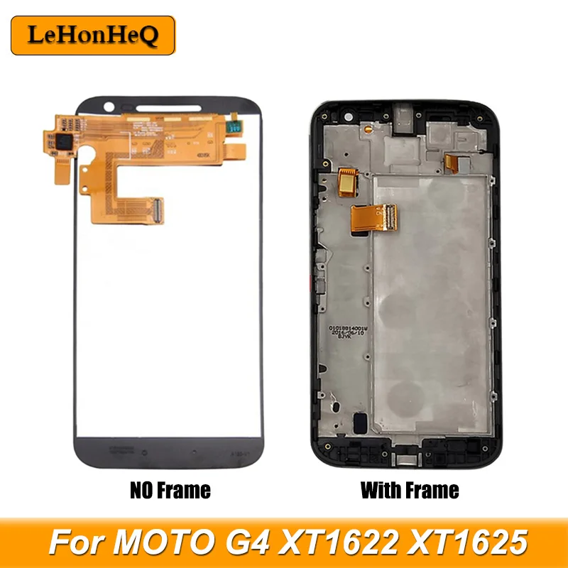 Тест 5 &quotЖК дисплей для Motorola Moto G4 ЖК сенсорный экран дигитайзер с рамкой MOTO Xt1622