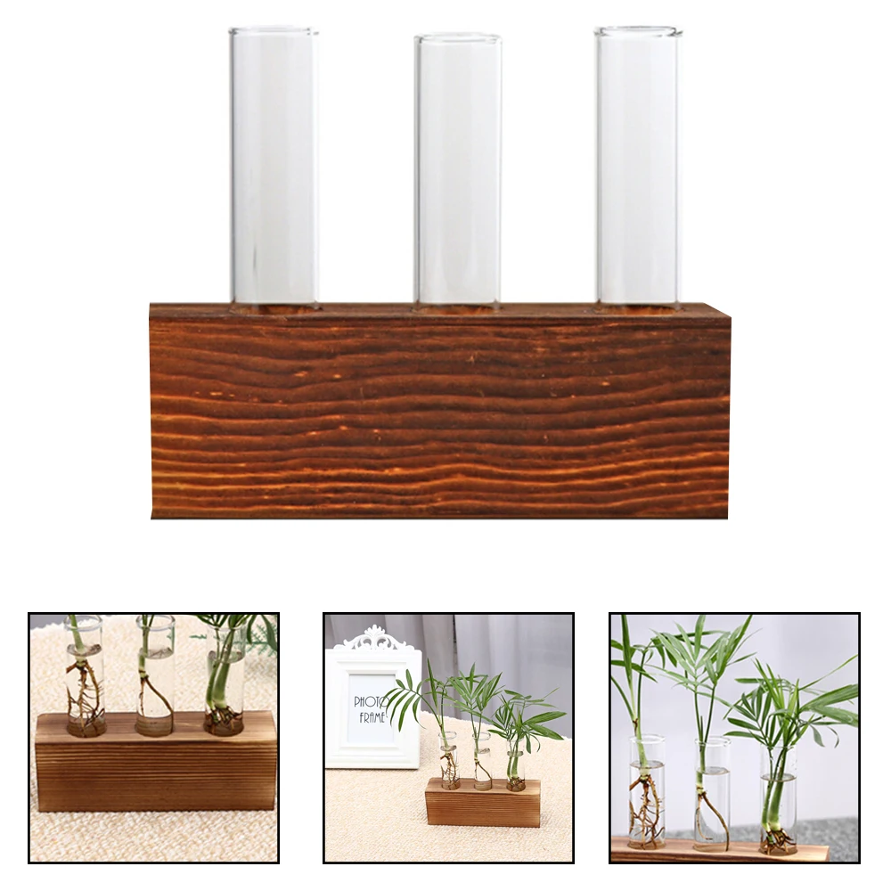 Стеклянная пробирка цветочный горшок гидропонная ваза для растений Террариум