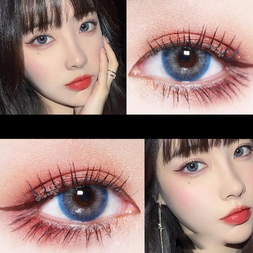 Beauty Coner-2pcs/pair Little Wild Cat Cosmetic Colored Contact Lens Animal Eye Color lenses | Красота и здоровье