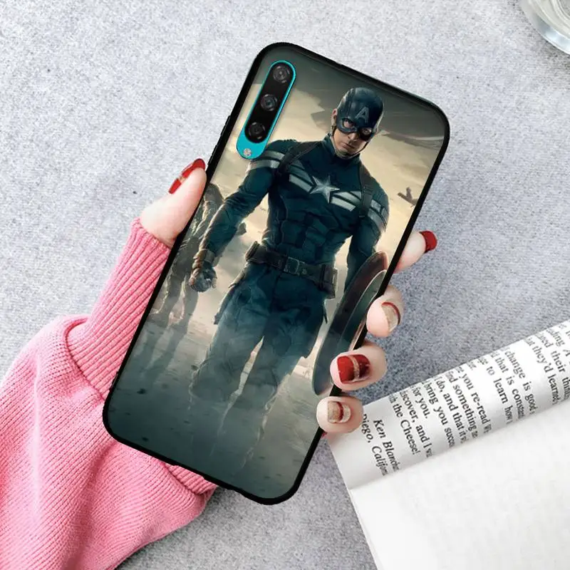 

Soft Steve Rogers Captain Cover America Soft Phone Cases For Huawei P20 30 40 Pro Mate30 40 Pro Nova 7pro 7se Honor10 V9 10