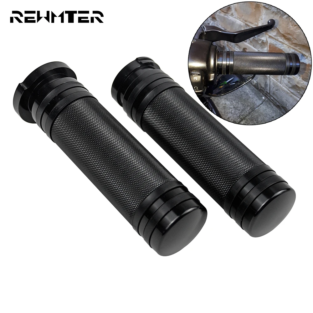 Мотоциклетные ручки 25 мм 1 дюйм универсальные черные для Harley Touring 96 07 Sportster XL XR Dyna