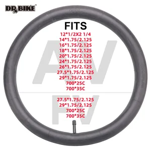 Шина для велосипеда, 1216202426 дюйма, шины шрадера, ширина 1,752,125 дюйма, резиновая трубка для горного велосипеда