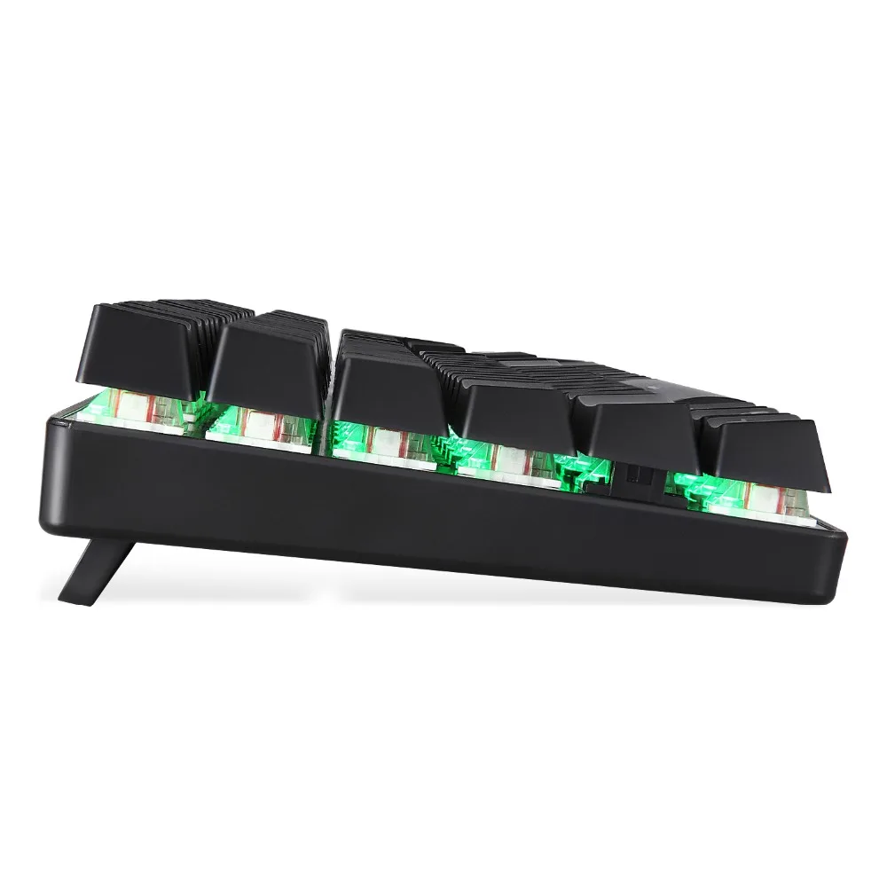 Motospeed CK104 игровая механическая клавиатура Русский Английский красный переключатель синий металлический проводной светодиодный с подсветкой RGB Dota 2 Overwatch gamer
